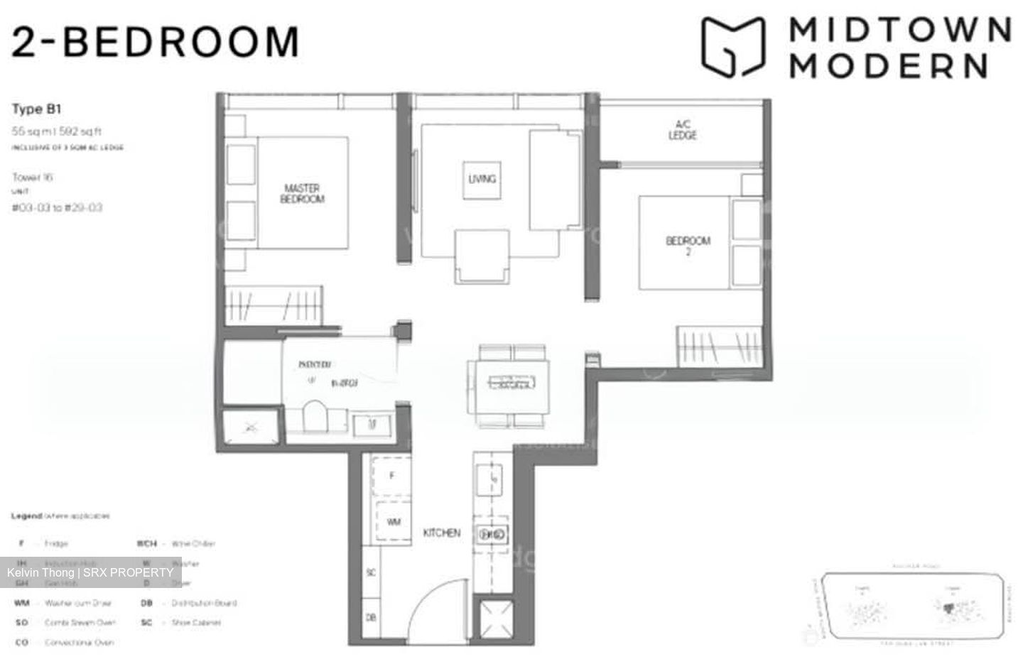 Midtown Modern (D7), Apartment #557119071
